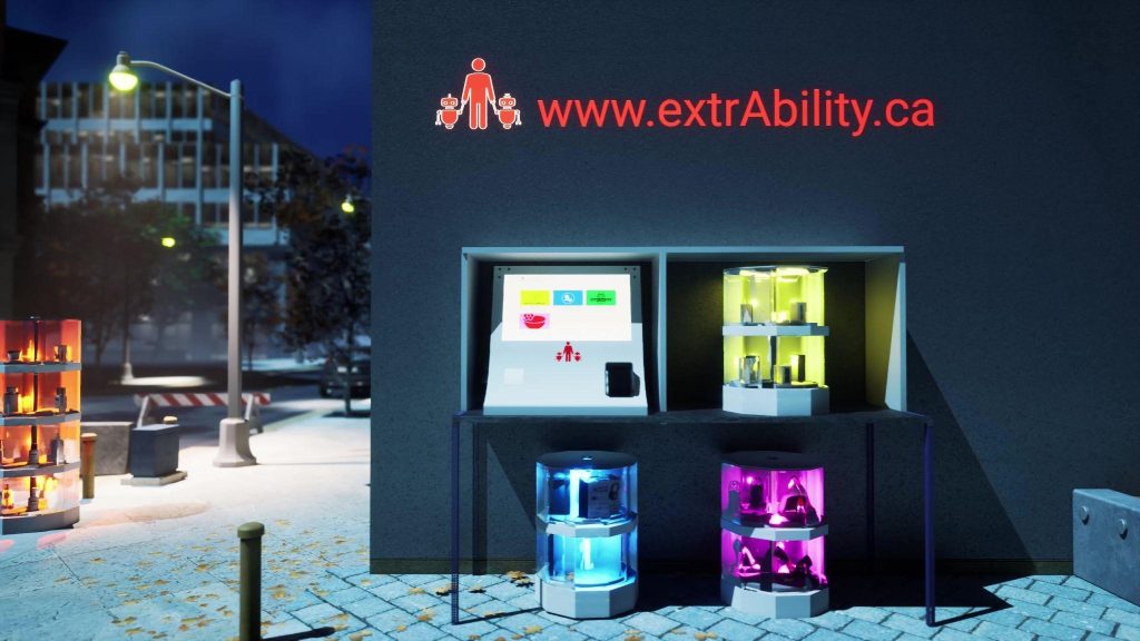 displayed items for selling