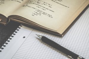 math notebook